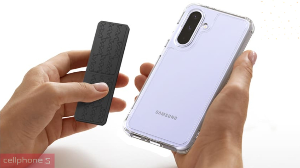 Ốp lưng Samsung Galaxy A36 Araree Gripstand Combo Clear