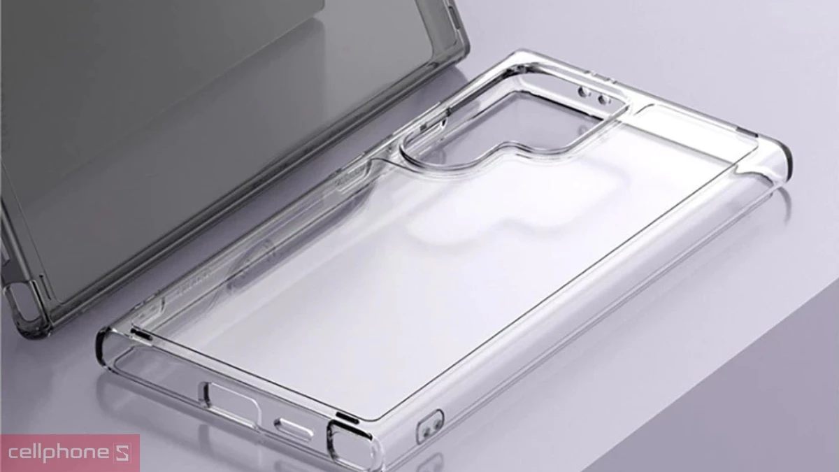 Thiết kế trong suốt tinh tế, chất liệu TPU dẻo bền bỉ 