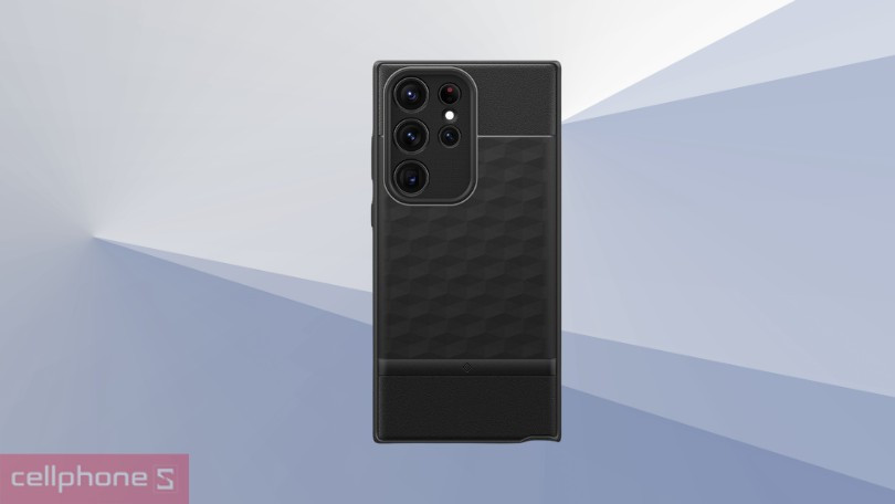 Samsung Galaxy S23 Ultra ốp lưng Spigen Parallax Matte Black