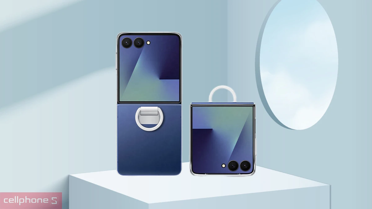 Khả năng bảo vệ Ốp lưng Samsung Galaxy Z Flip7 trong suốt kèm vòng chính hãng