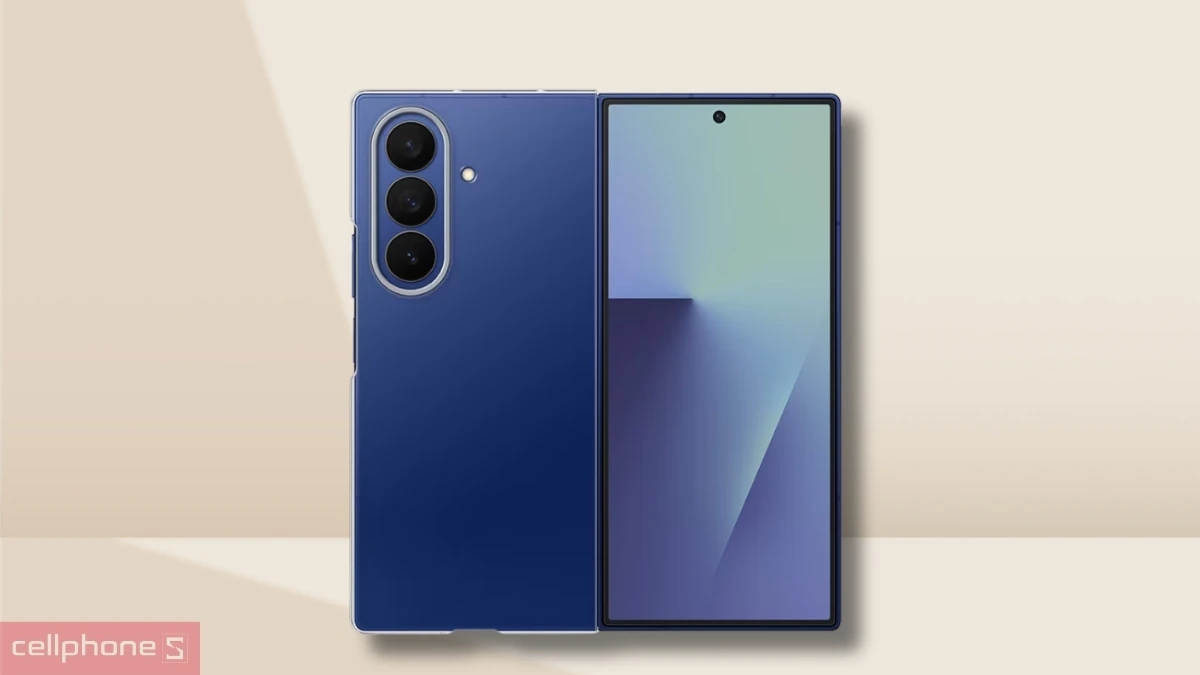 Thiết kế Ốp lưng Samsung Galaxy Z Fold7 trong suốt chính hãng