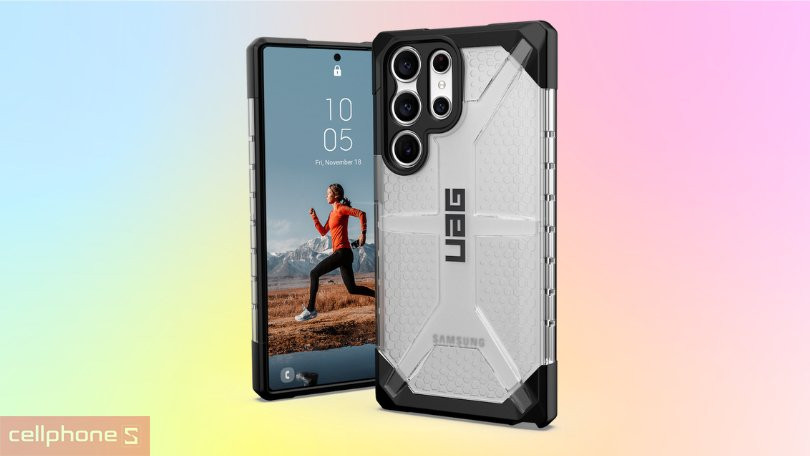 Ốp lưng Samsung Galaxy S22 Ultra UAG chống sốc Plasma – ASH 