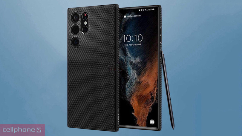 Ốp lưng Samsung Galaxy S23 Ultra Spigen Liquid Air Matte 