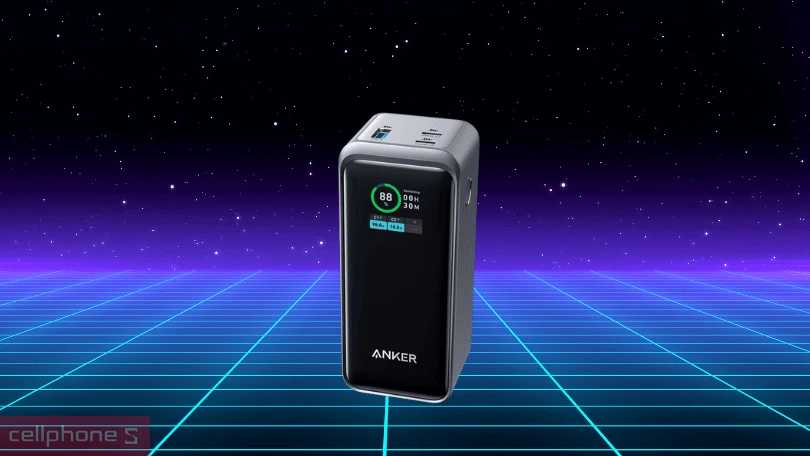 Pin dự phòng Anker Prime 20000mAh 200W A1336 - Lưu trữ dung lượng pin vượt trội với tốc độ sạc nhanh chóng