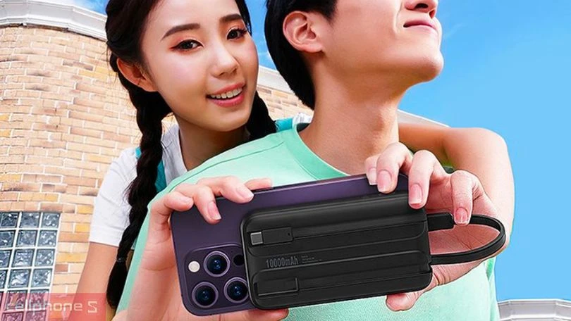 Dung lượng pin sạc dự phòng Baseus Comet 10.000MAH 22.5W kèm cáp Lightning to Type C