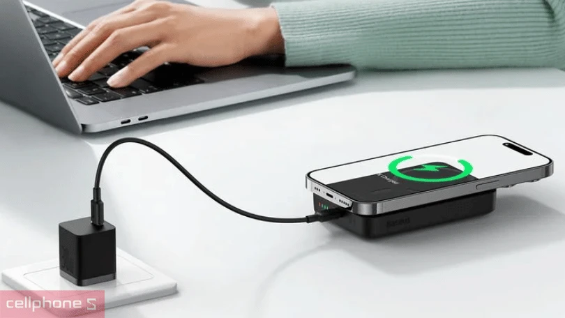 Pin sạc dự phòng không dây Baseus Magnetic Miniedition 10000mAh 30W - Thiết kế nhỏ gọn, dung lượng khủng