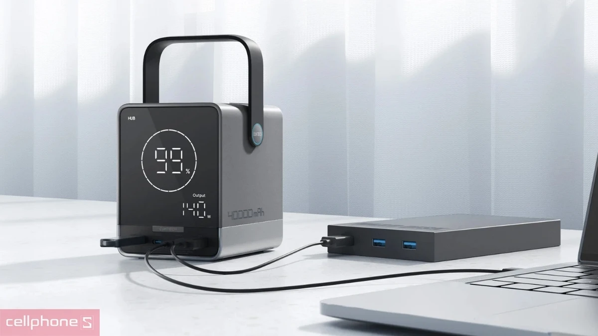 Pin dự phòng Cuktech P+Series No.30 40.000mAh 300W P01CT – Sạc đa thiết bị