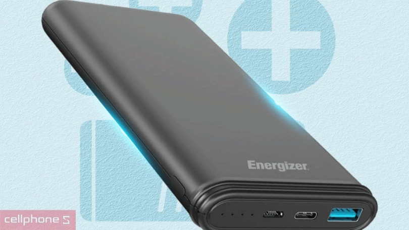 Pin sạc dự phòng Energizer 10000 Mah 3 7V LI Polymer UE10026BK - Dung lượng khủng 10.000mAh 