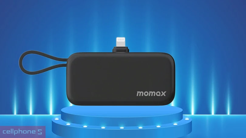 Pin sạc dự phòng mini Momax 1-Power IP130 Type-C - Thiết kế nhỏ gọn