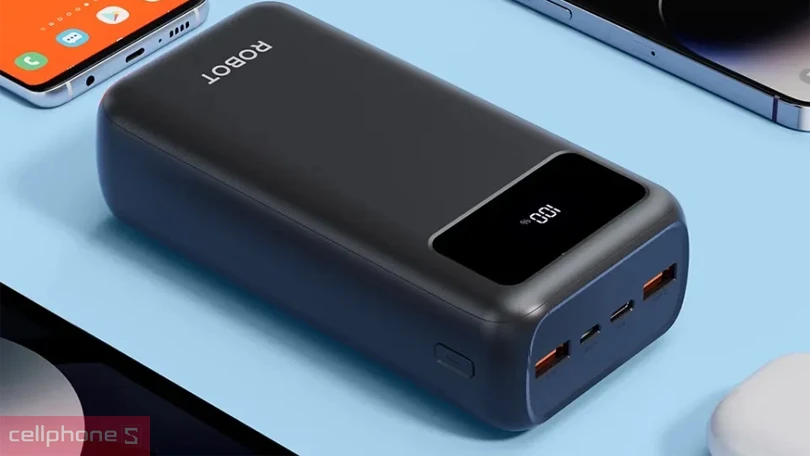 Công suất pin sạc dự phòng ROBOT RT32 30000mAh 22.5W