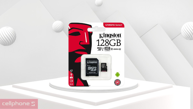 Khả năng tương tích trên thẻ nhớ MicroSD Kingston Class 10 Adapter 128GB