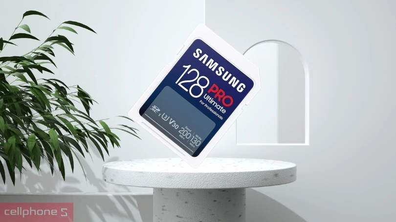 Thẻ nhớ SD Samsung Pro Ultimate Full Size SDXC 128GB - Thẻ nhớ sở hữu tốc độ đọc và ghi vượt trội
