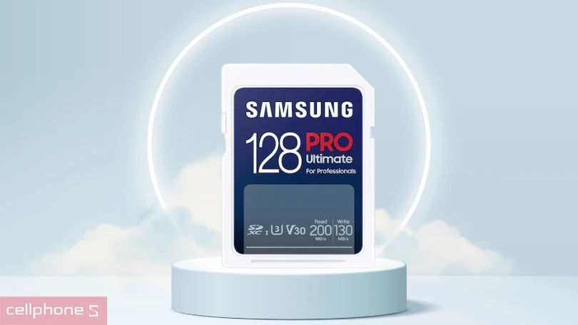 Thẻ nhớ SD Samsung Pro Ultimate Full Size SDXC 128GB - Thẻ nhớ sở hữu tốc độ đọc và ghi vượt trội