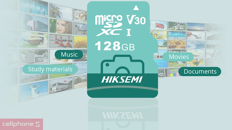Tốc độ Thẻ nhớ MicroSD HIKSEMI Neo Lux 100mbs Chuyên Camera 128GB
