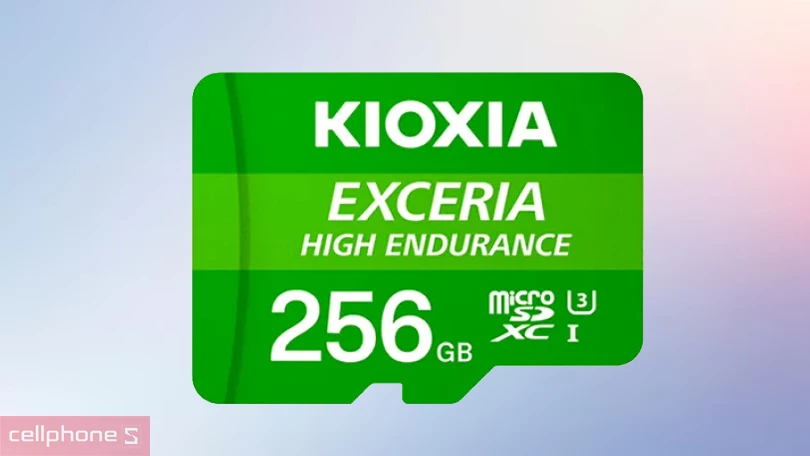 Khả năng tương thích của thẻ nhớ MicroSD Kioxia High Endurance 256GB