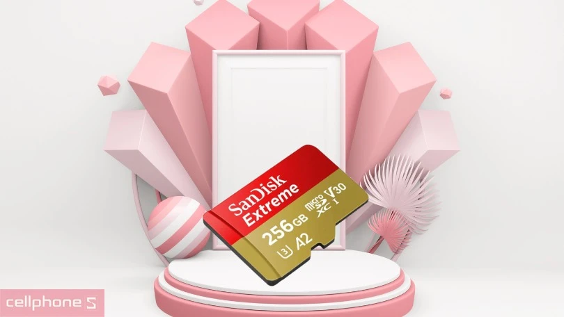 Đánh giá thiết kế Thẻ nhớ Micro SDXC Sandisk Extreme V30 A2 190MB/s 256GB