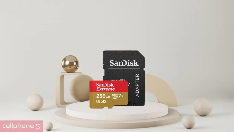 Đánh giá tốc độ truyền tải Thẻ nhớ Micro SDXC Sandisk Extreme V30 A2 190MB/s 256GB