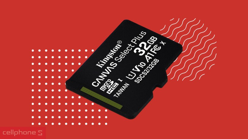 Thẻ nhớ MicroSD Kingston Class 10 32GB non adapter: ghi siêu tốc, độ bền ổn định
