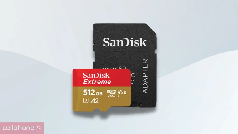 Đánh giá thiết kế Thẻ nhớ MicroSD SanDisk Extreme V30 A2