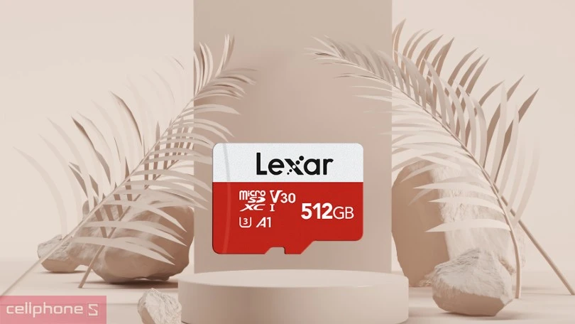 Thẻ nhớ Lexar MicroSDXC 512GB U3 V30 A2 100MB/s 