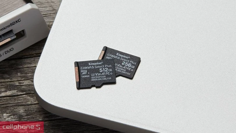 Khả năng tương tích thẻ nhớ microSD Kingston Class 10 512GB