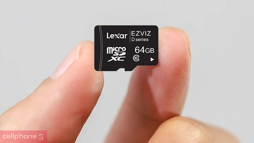 Thẻ nhớ Lexar EZVIZ MicroSDXC 64GB 90MB/s - Bền bỉ với tốc độ cao lý tưởng