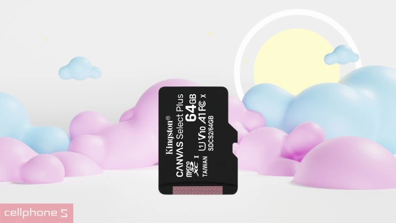 Khả năng tương tích thẻ nhớ MicroSD Kingston Class 10 non adapter 64GB