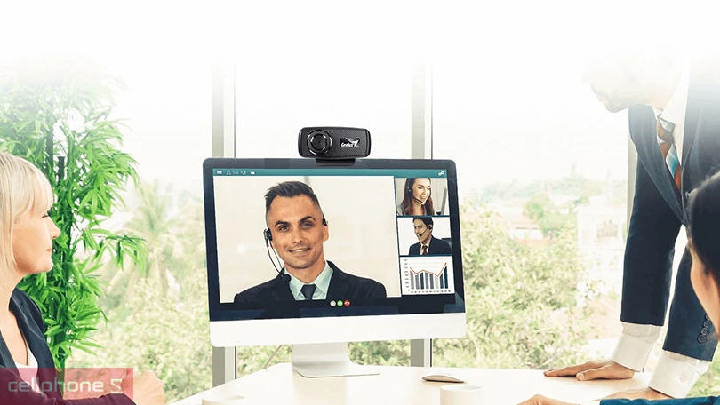 Chất lượng ghi hình Webcam Genius Facecam 1000X V2 720P HD tích hợp micro