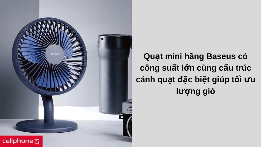 Mua quạt mini chọn hãng Baseus