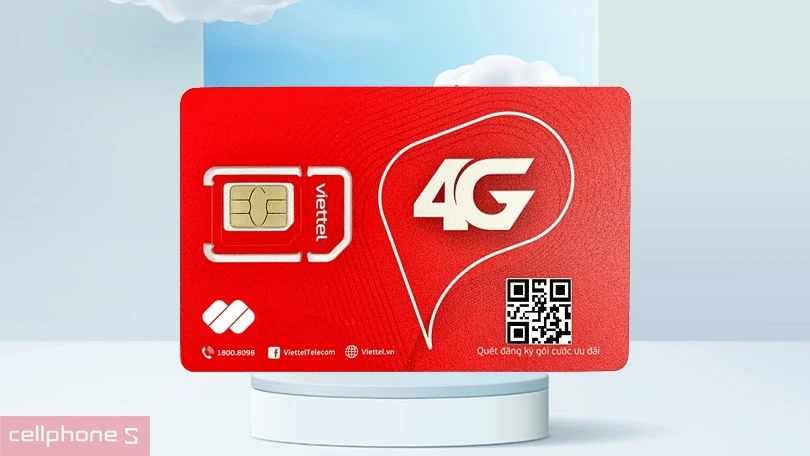 Sim Viettel V160B 4GB/Ngày