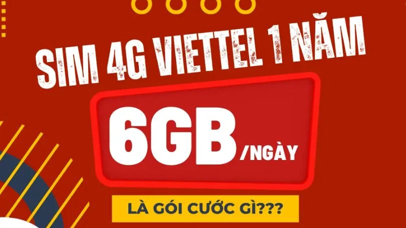 Sim 4G Viettel V180B 12 tháng truy cập thả ga, tốc độ ấn tượng