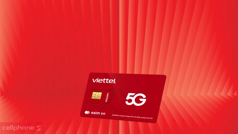 Ưu đãi data sim 5G Viettel 12T5G135N 6GB/ngày