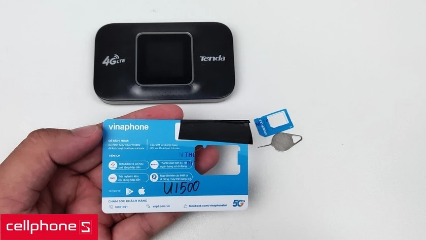 Sim 4G Vinaphone U1500 500GB/Tháng