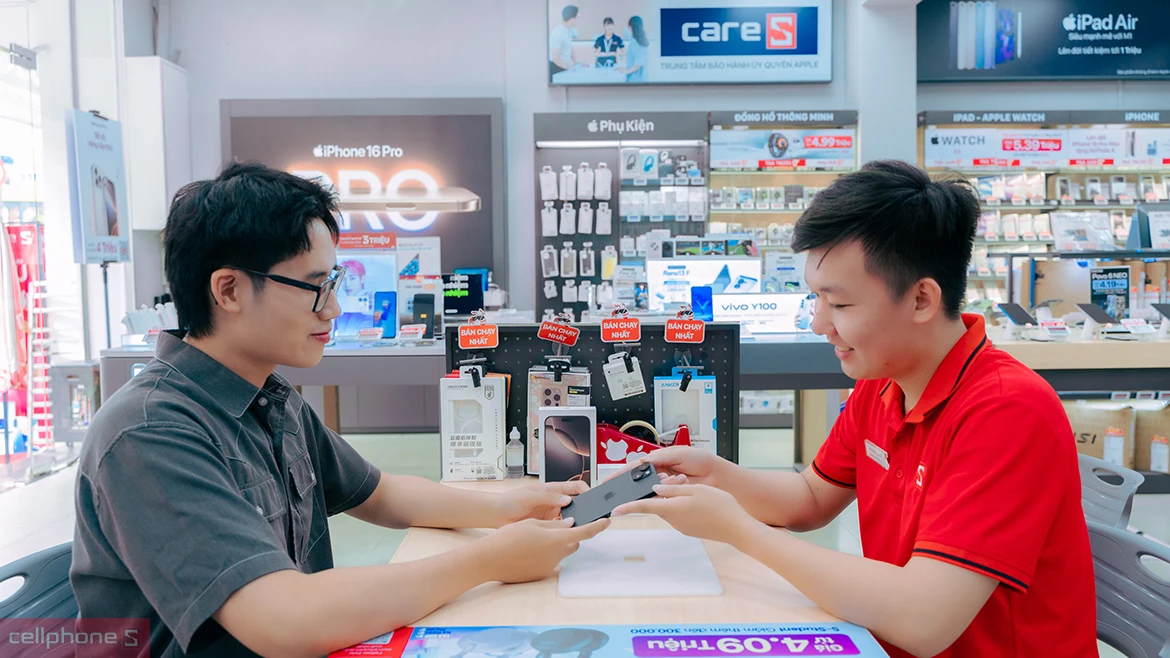 Quy trình thu mua điện thoại cũ lên đời tại CellphoneS