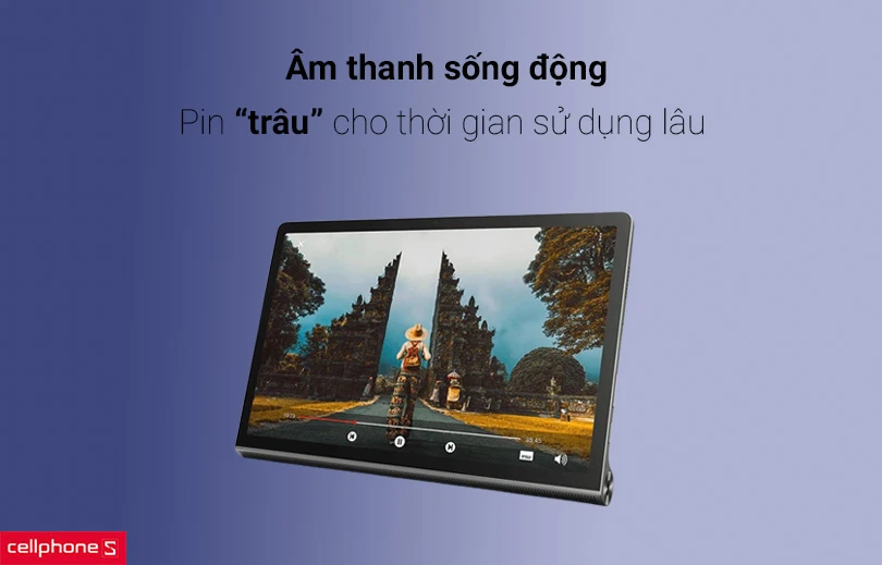 Đắm chìm trong âm thanh sống động, dung lượng pin lớn cho thời gian sử dụng lâu