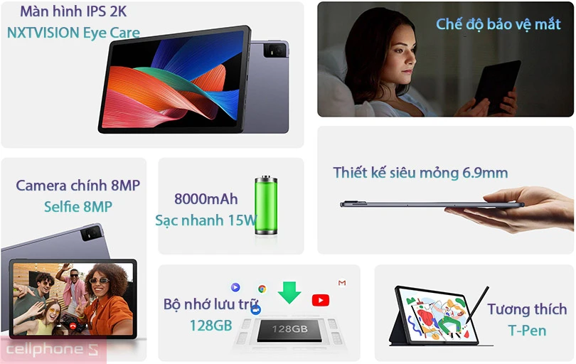 Đánh giá máy tính bảng TCL Tab 11