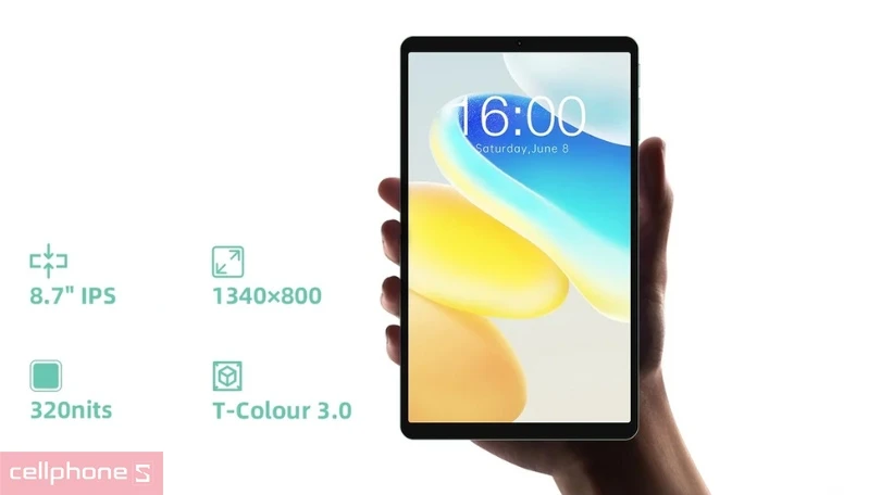 Thiết kế máy tính bảng Teclast M50 Mini