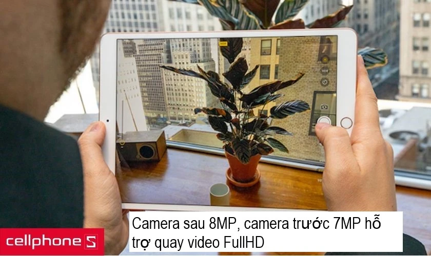 Camera trước được cải tiến lên tới 7MP