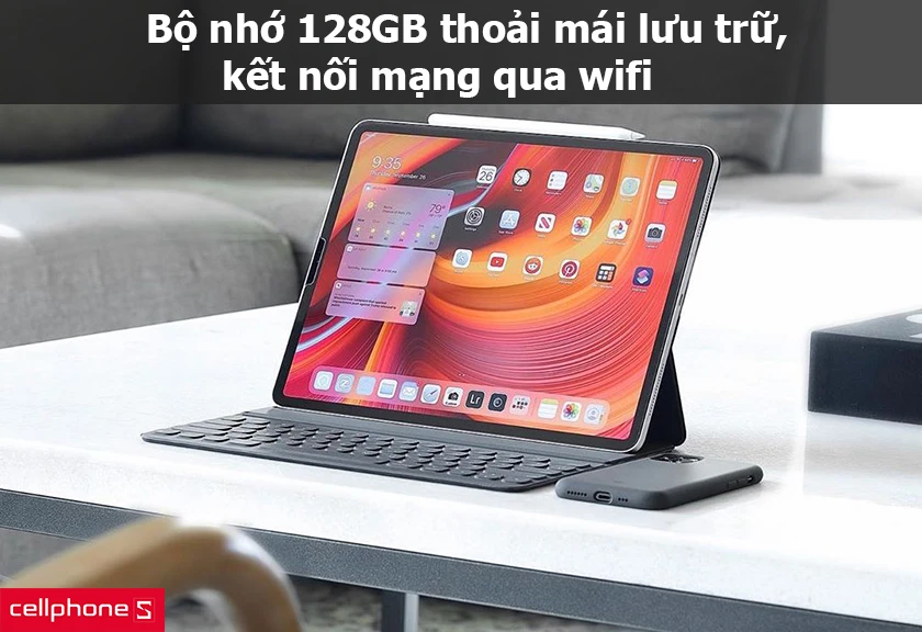 Kết nối mạng qua wifi ổn định, không hỗ trợ 4G