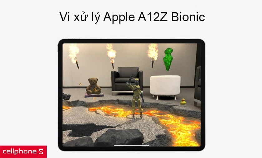 Hiệu năng nâng cấp: vi xử lý Apple A12Z Bionic mạnh mẽ
