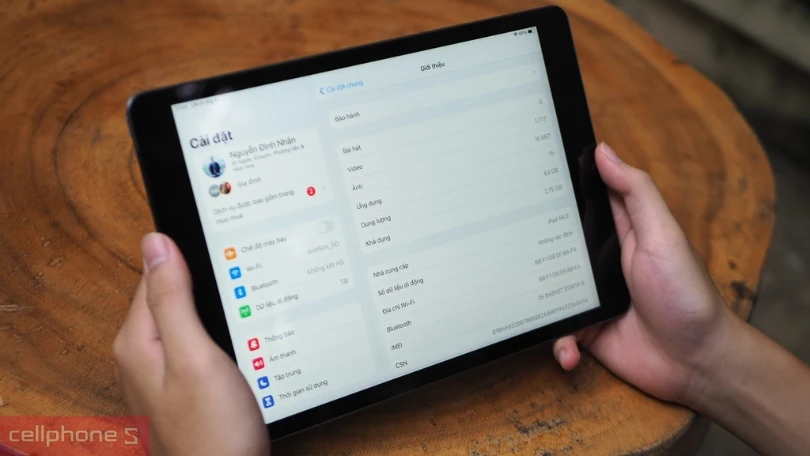 iPad Gen 9 cũ like new – mới 99%