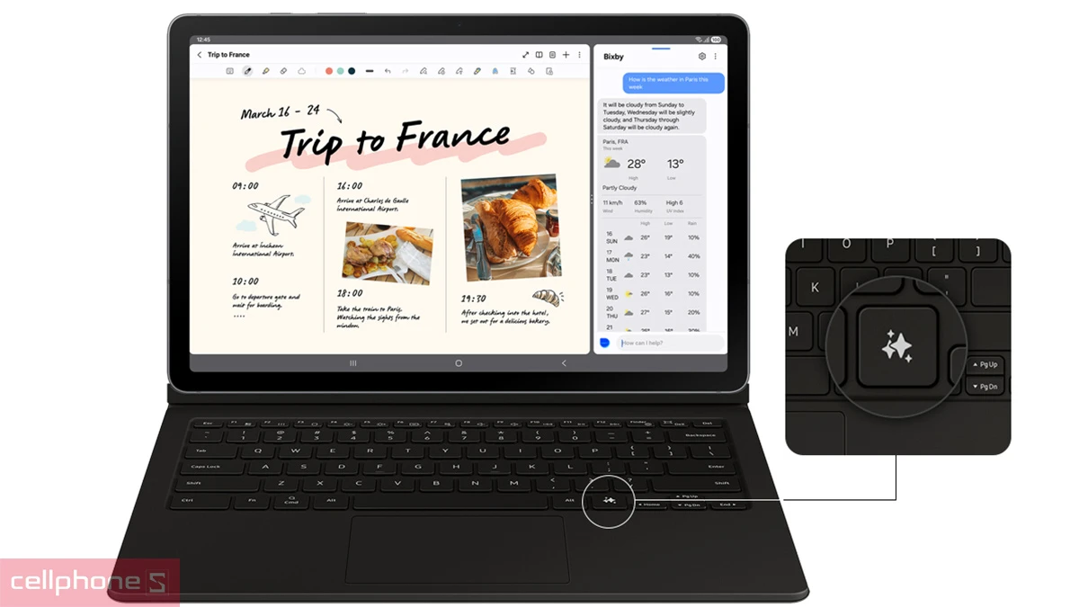 Tính năng máy tính bảng Samsung Galaxy Tab S10 Lite WiFi 