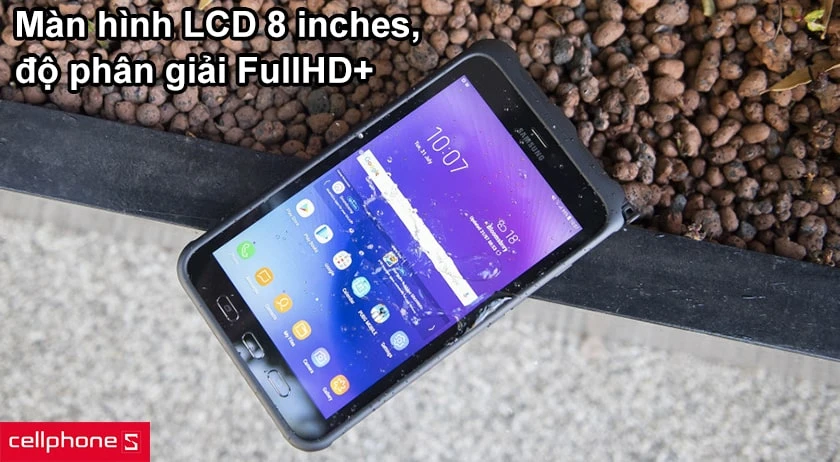 màn hình LCD 8 inches, độ phân giải FullHD+