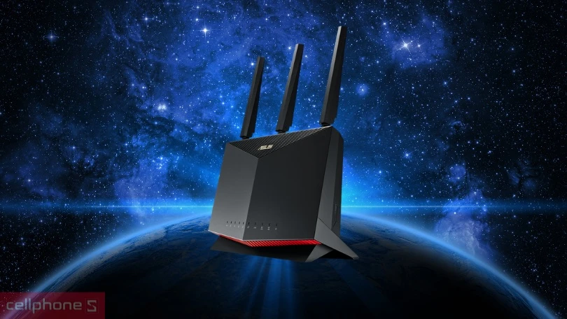 Khả năng kết nối, phạm vi phủ sóng của router Wifi 6 Asus RT-AX86U AX5700