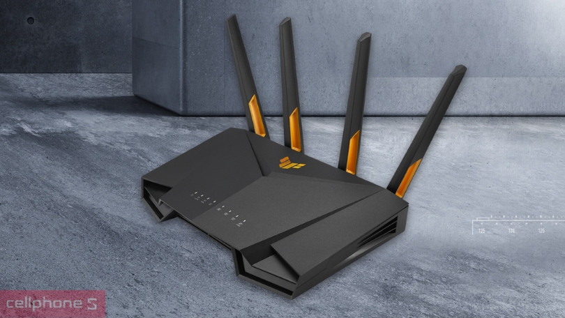 Thiết kế Router Wifi 6 Asus TUF Gaming AX4200
