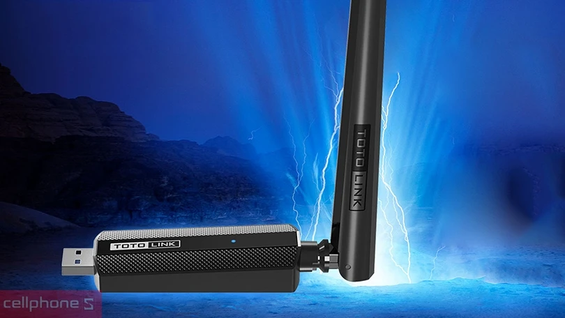  USB WiFi 6 Totolink X6100UA băng tần kép AX1800