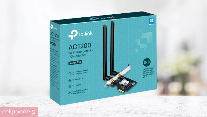 Đánh giá Card Mạng WiFi PCIe TP-Link Archer T5E Wireless AC1200