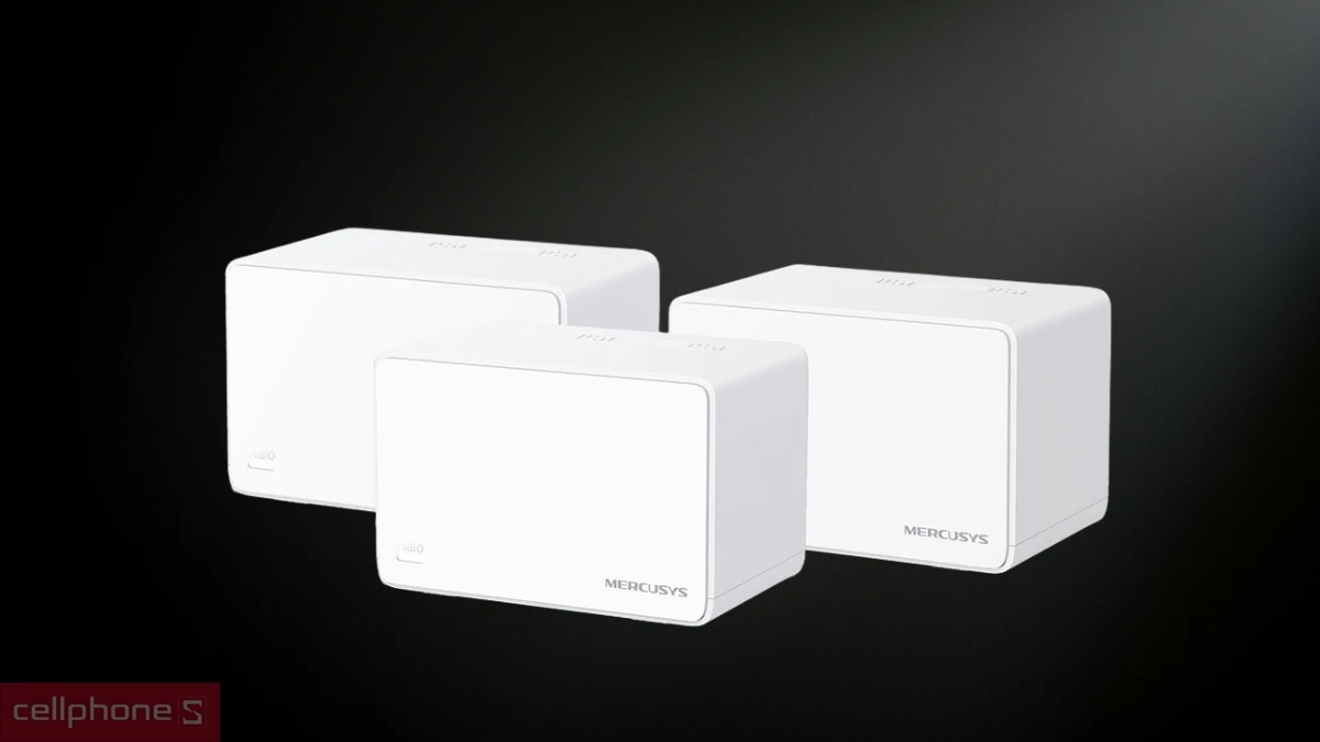 Hệ thống Mesh Wifi 6 Mercusys AX3000 Halo H80X (3 Pack)