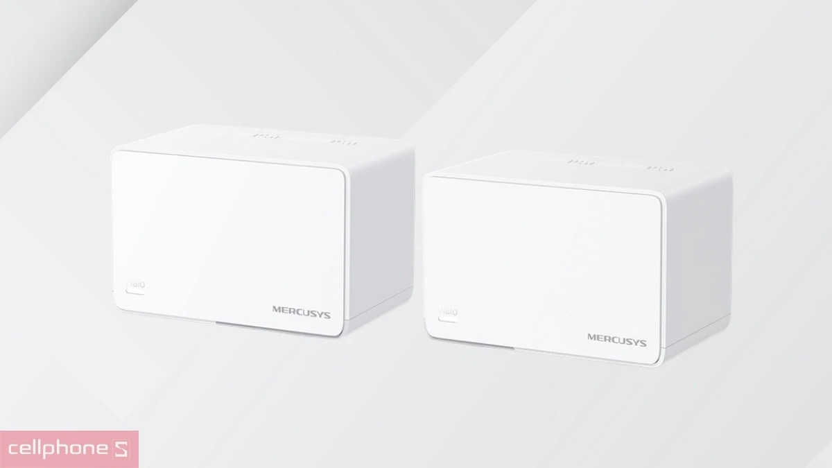 Thiết kế hệ thống Mesh Wifi 6 AX3000 Mercusys Halo H80X (2 Pack)