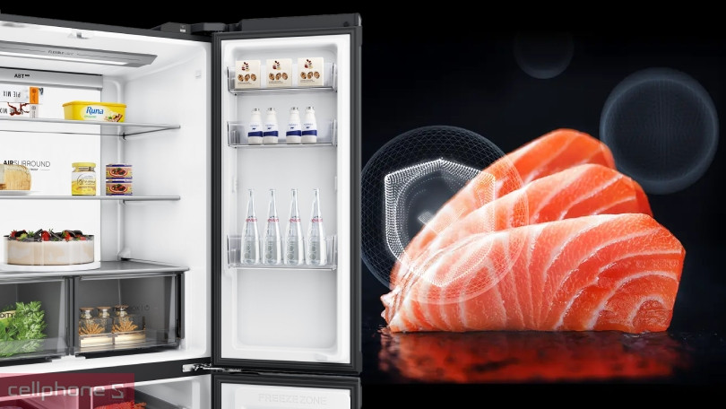 Khả năng khử khuẩn, bảo quản của tủ lạnh AQUA AQR-M727XA(GS)U1 660 lít